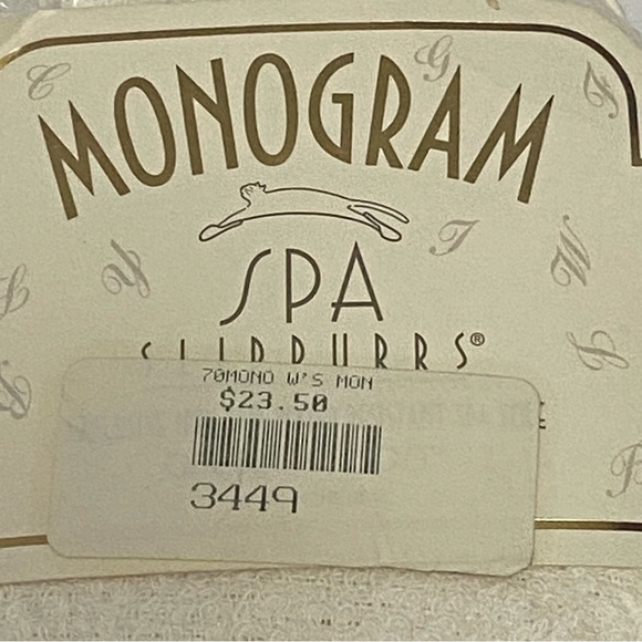 Monogram Spa Slippurrs Embroidered - Picture 3 of 5